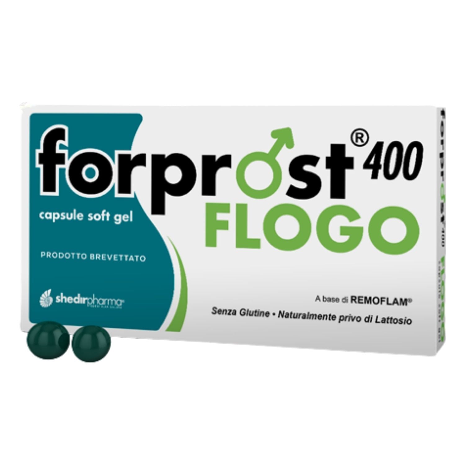 Forprost 400 Flogo | Integratore per il Benessere della Prostata | 15 Capsule