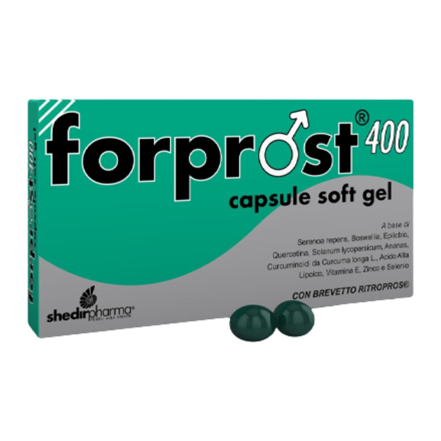 Forprost 400 integratore prostata Serenoa licopene zinco 15 Capsule Soft Gel
