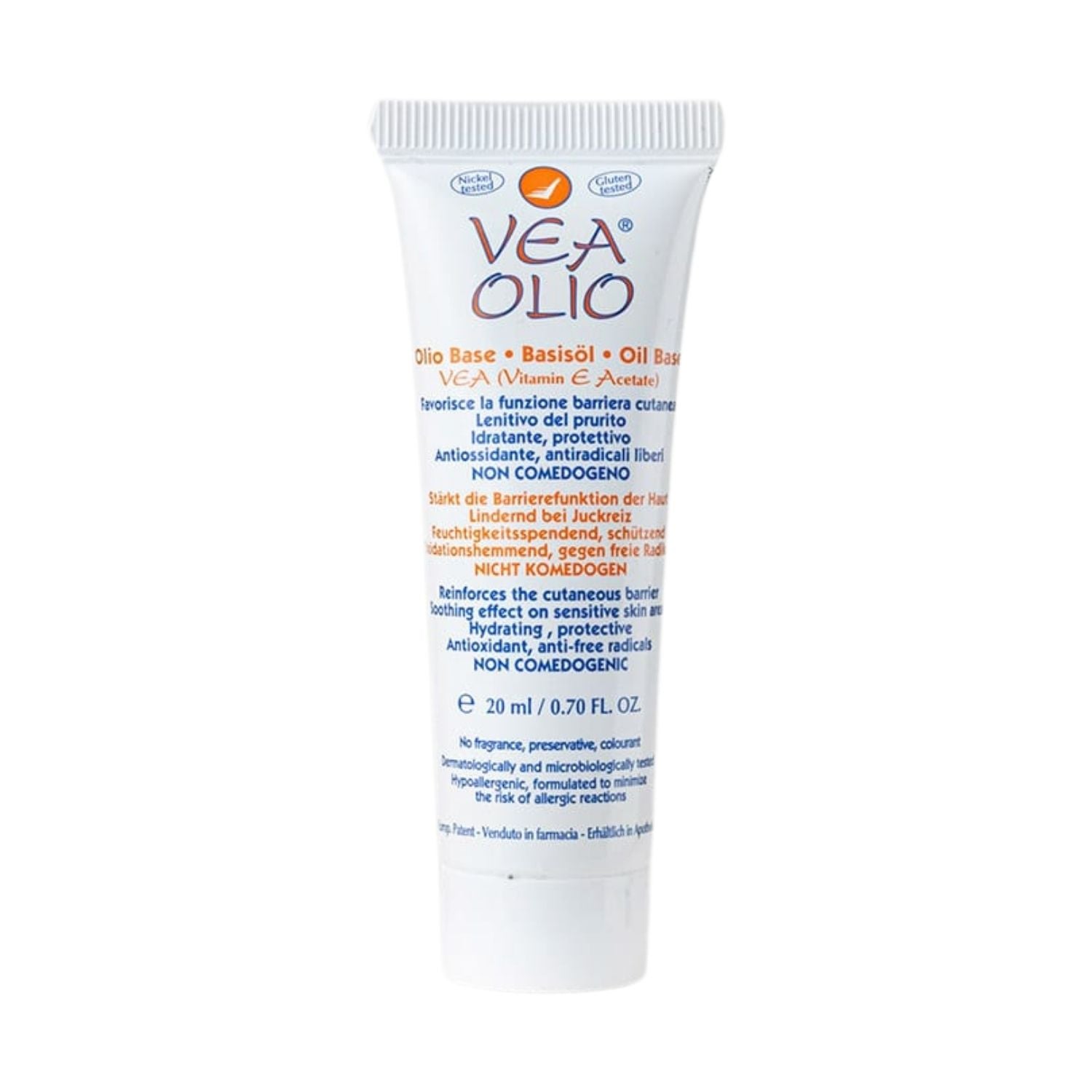 VEA Olio | Vitamina E Pura Emolliente Pelle Secca | 20 ml