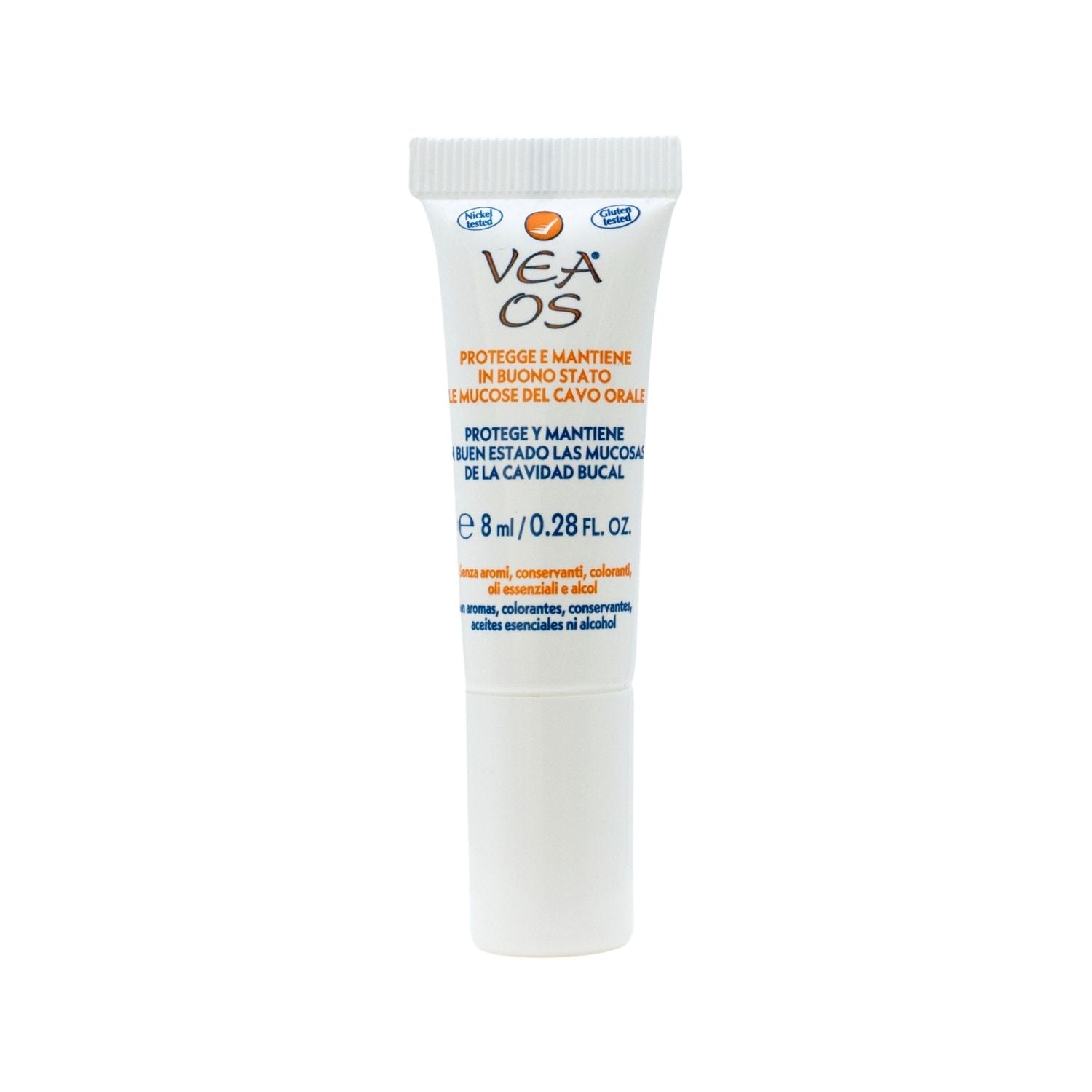 VEA OS | Gel Oleoso Vitamina E Mucose Orali Ipoallergenico | 8 ml