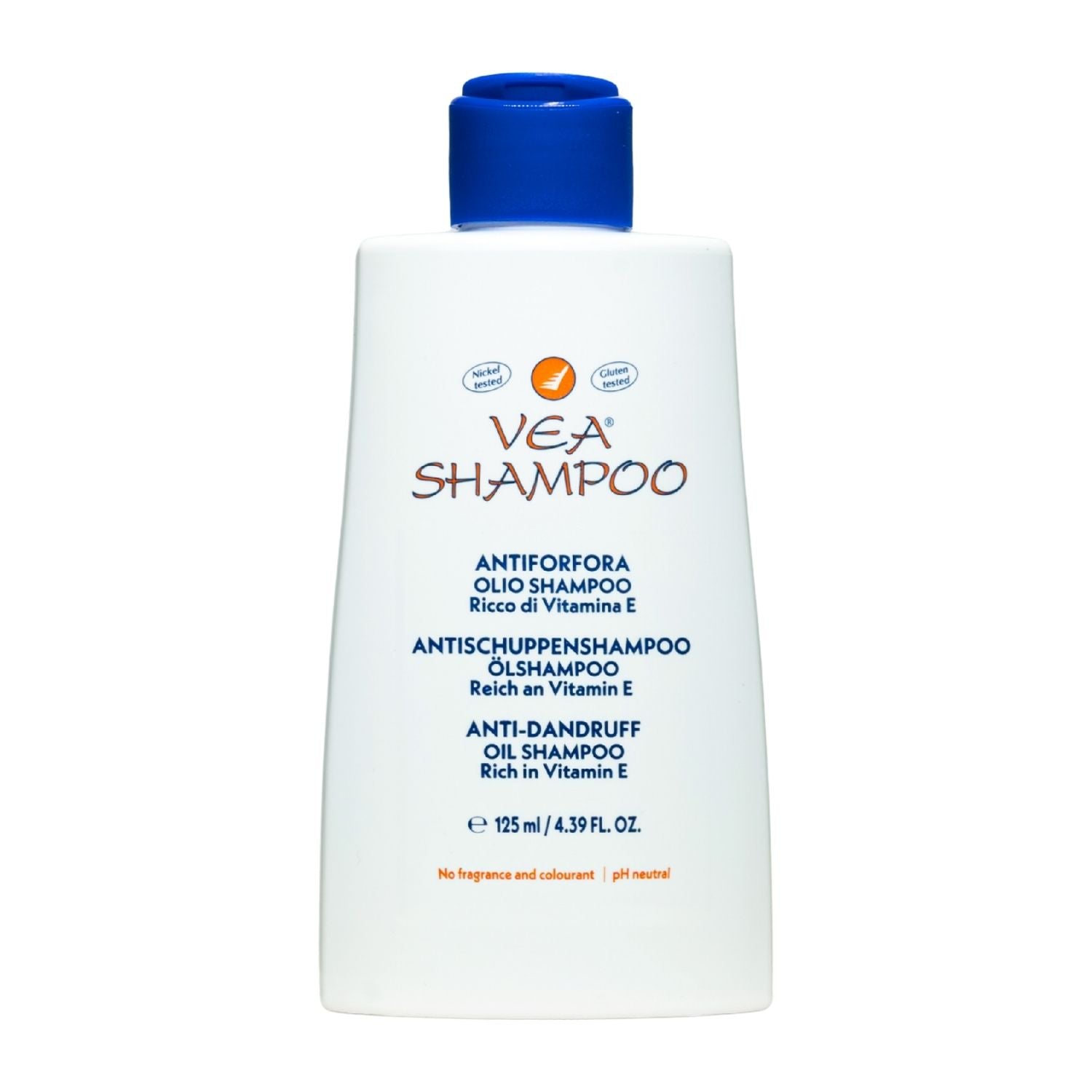 VEA Shampoo | Antiforfora Vitamina E Zinco Piritione pH Neutro | 125 ml
