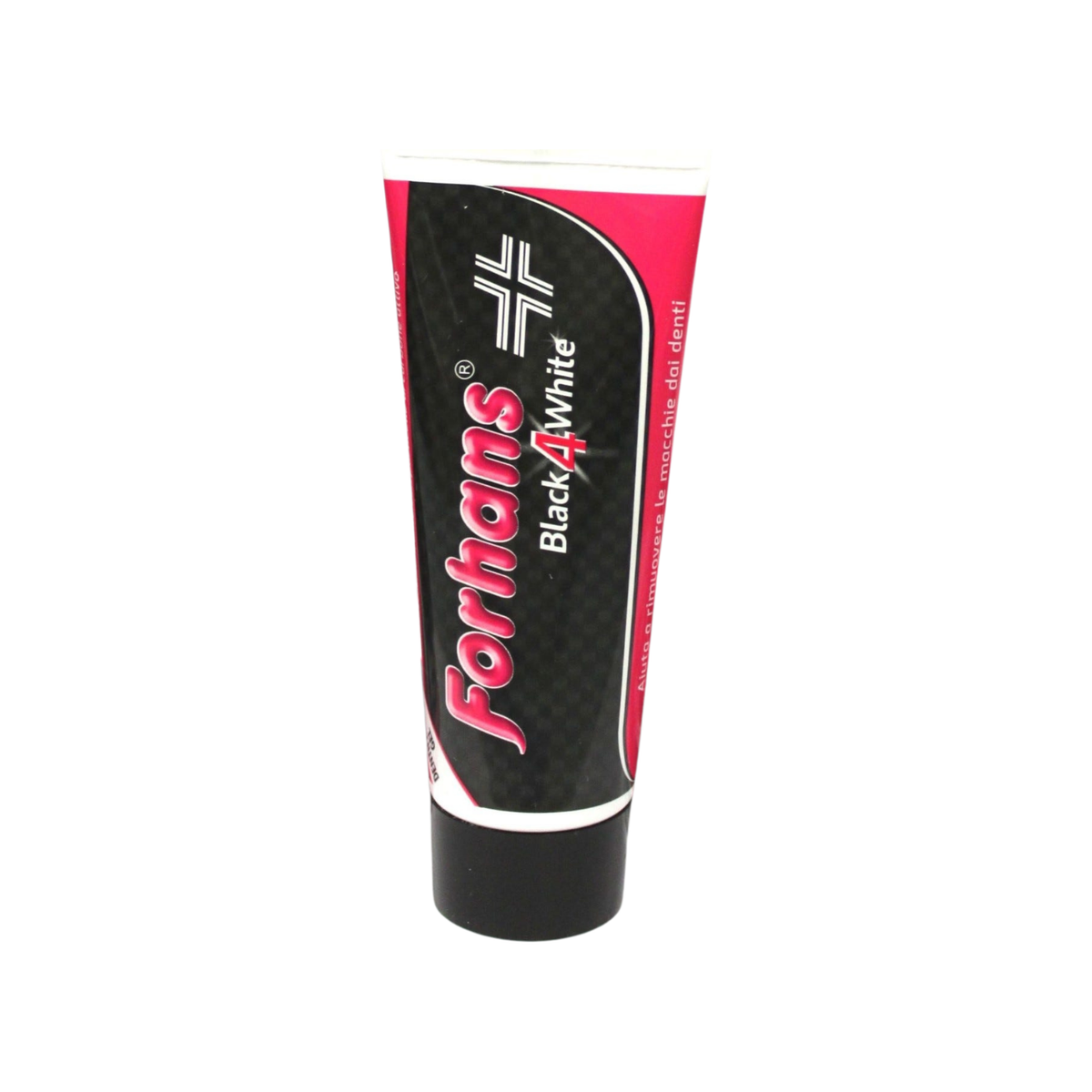 Forhans Black4White | Dentifricio Gel Carbone Attivo | 12 ml  