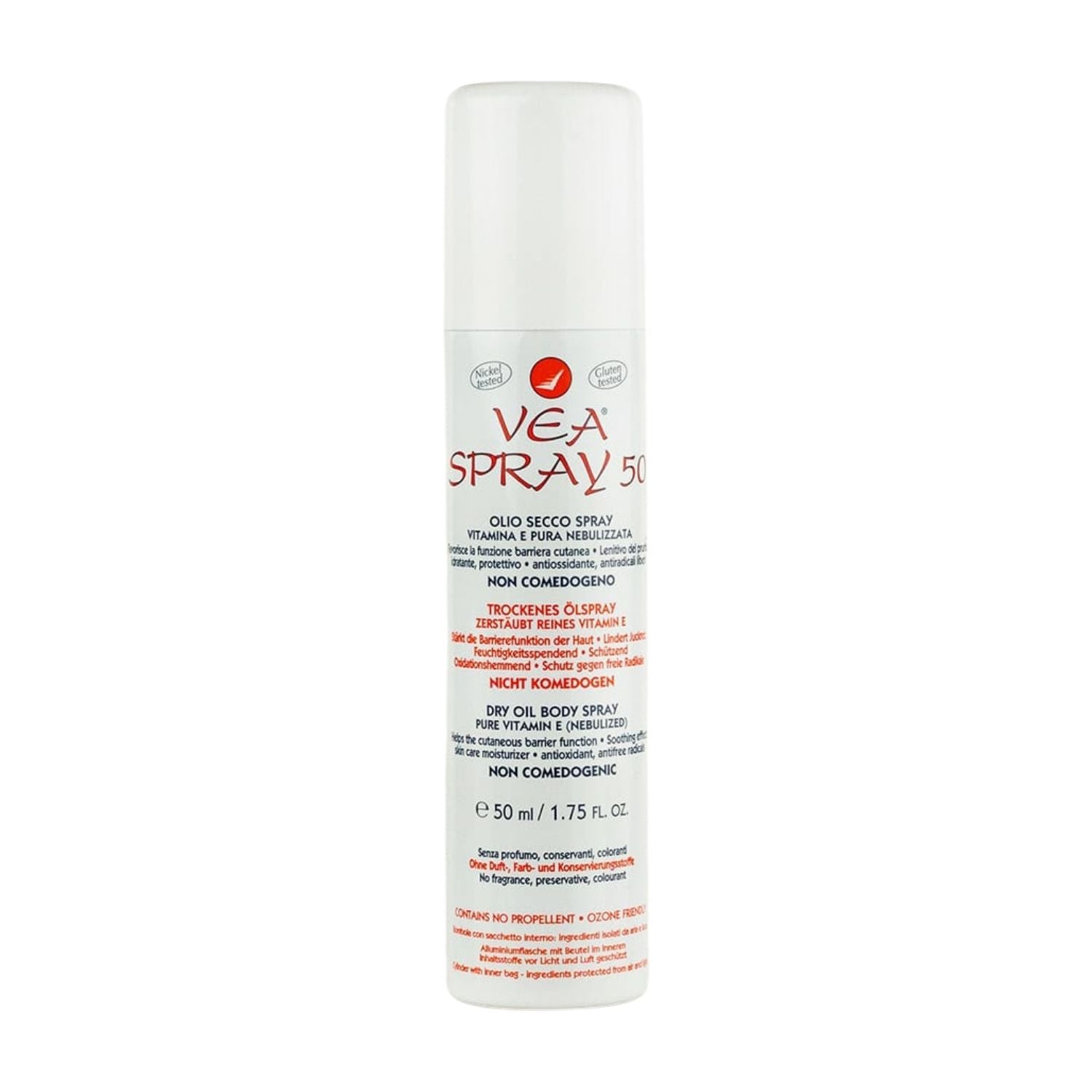 VEA Spray 50 | Olio Secco Vitamina E Corpo Capelli Struccante | 50 ml