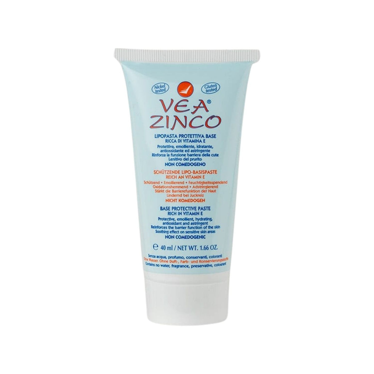 VEA Zinco | Pasta Protettiva Ossido Zinco 30% Vitamina E | 40 ml  