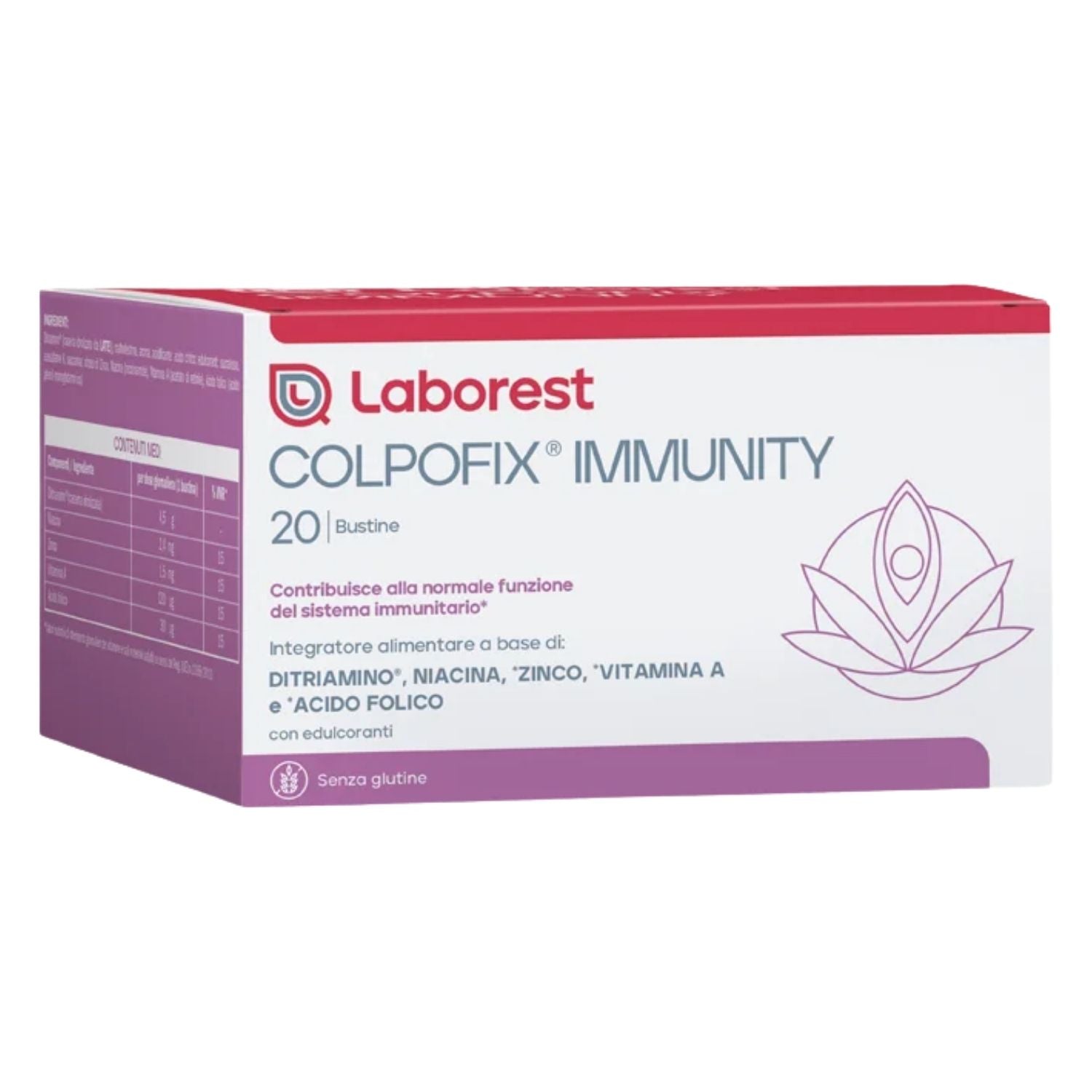 Colpofix Immunity | Zinco Vitamina A Acido Folico | 20 Bustine