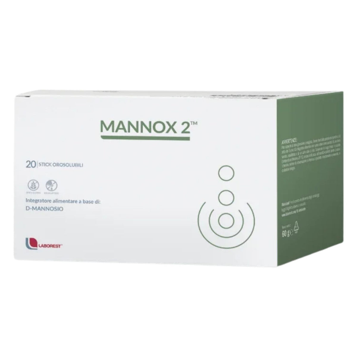 Mannox 2 | D-Mannosio 2 g Orosolubile | 20 Stick  