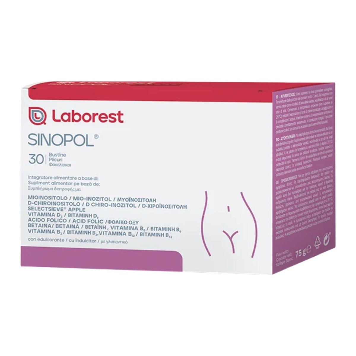Sinopol | Inositoli Acido Folico Vitamina D3 | 30 Bustine  