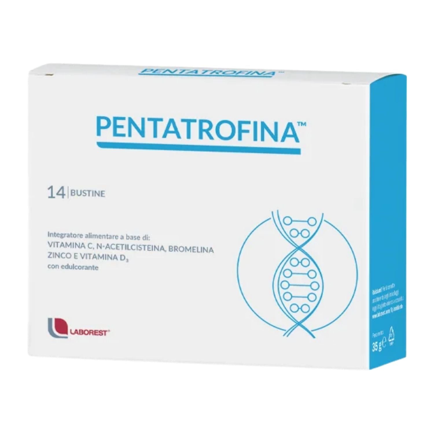 Pentatrofina | Vitamina C 1000 mg NAC Zinco Vitamina D3 | 14 Bustine
