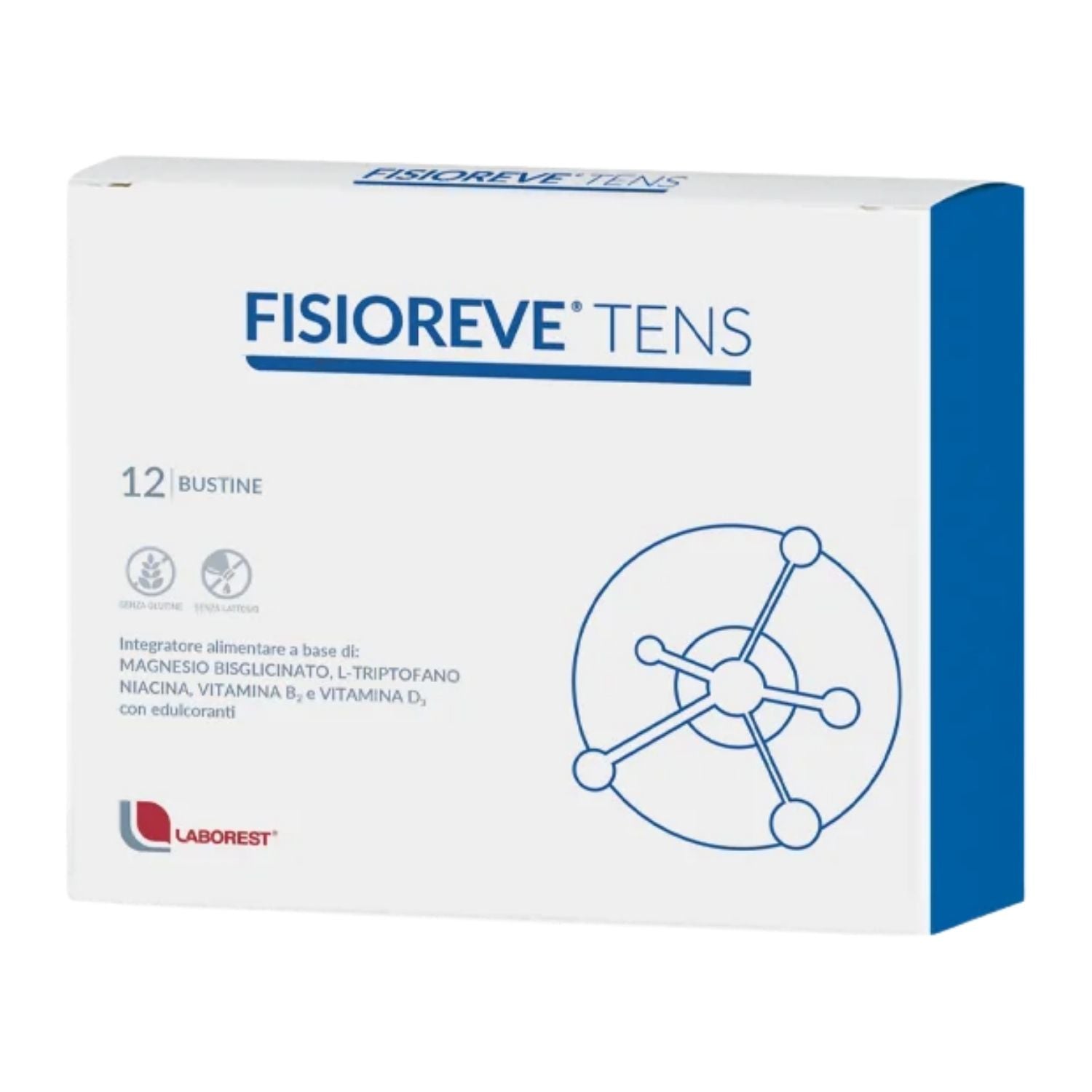 Fisioreve Tens | Magnesio Bisglicinato e Triptofano | 12 Bustine

