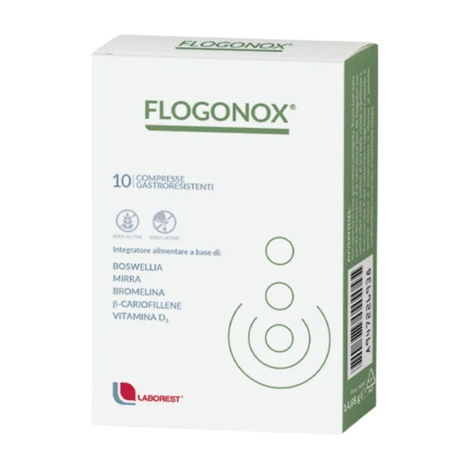 Flogonox | Boswellia e Mirra | 10 Compresse Gastroresistenti
