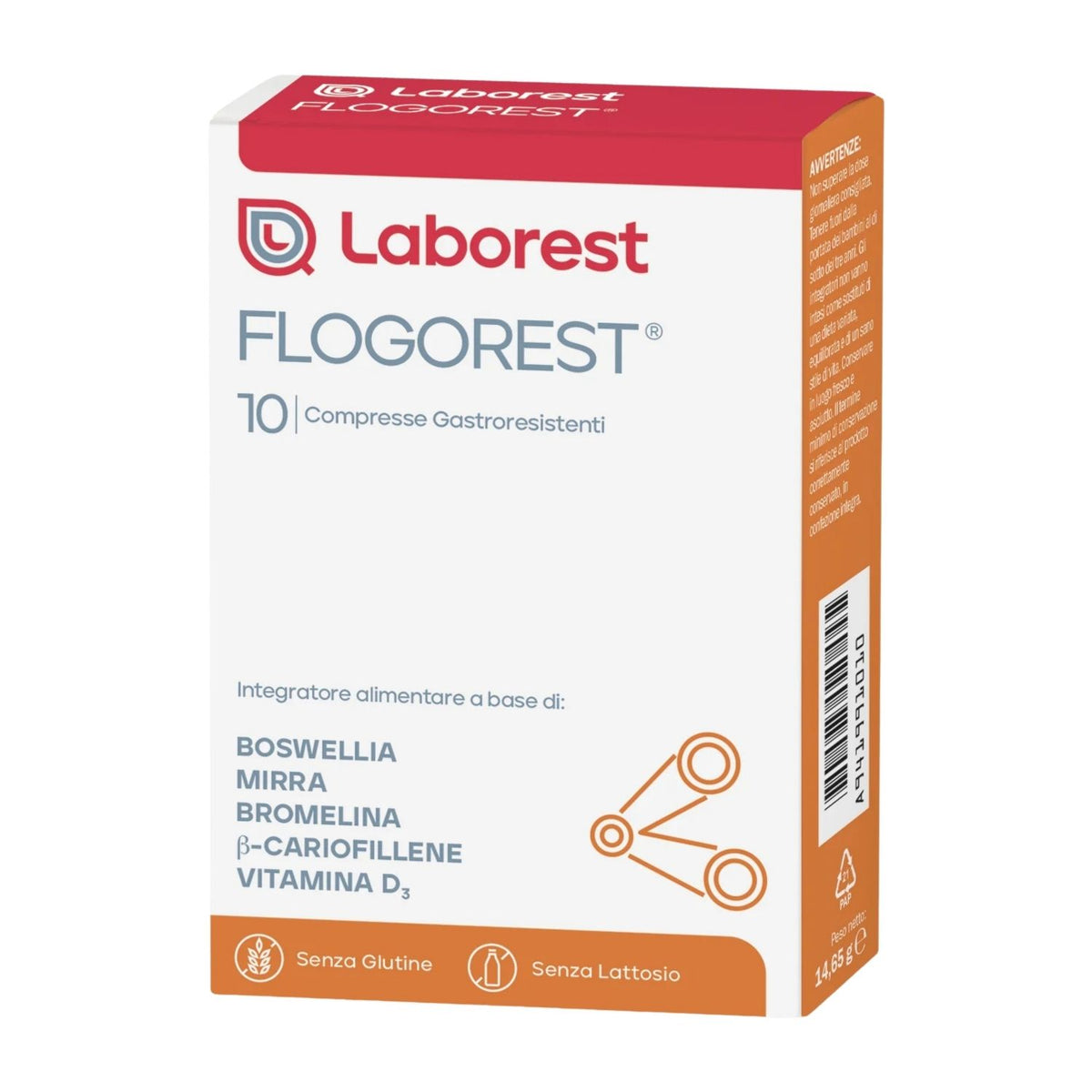 Flogorest | Boswellia Curcuma e Mirra | 10 Capsule Gastroprotette  