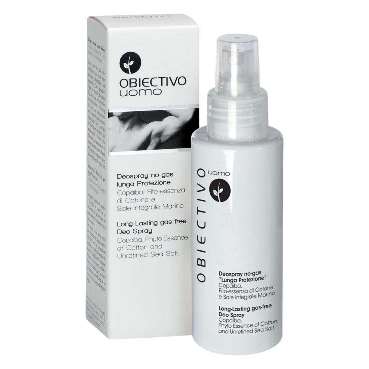 Obiectivo Deodorante Uomo No Gas | Pelle Sensibile | 100 ml  