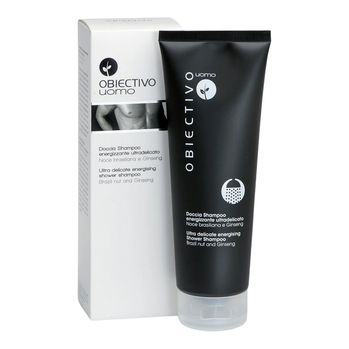 Obiectivo Uomo Doccia-Shampoo | Energizzante Delicato | 200 ml  