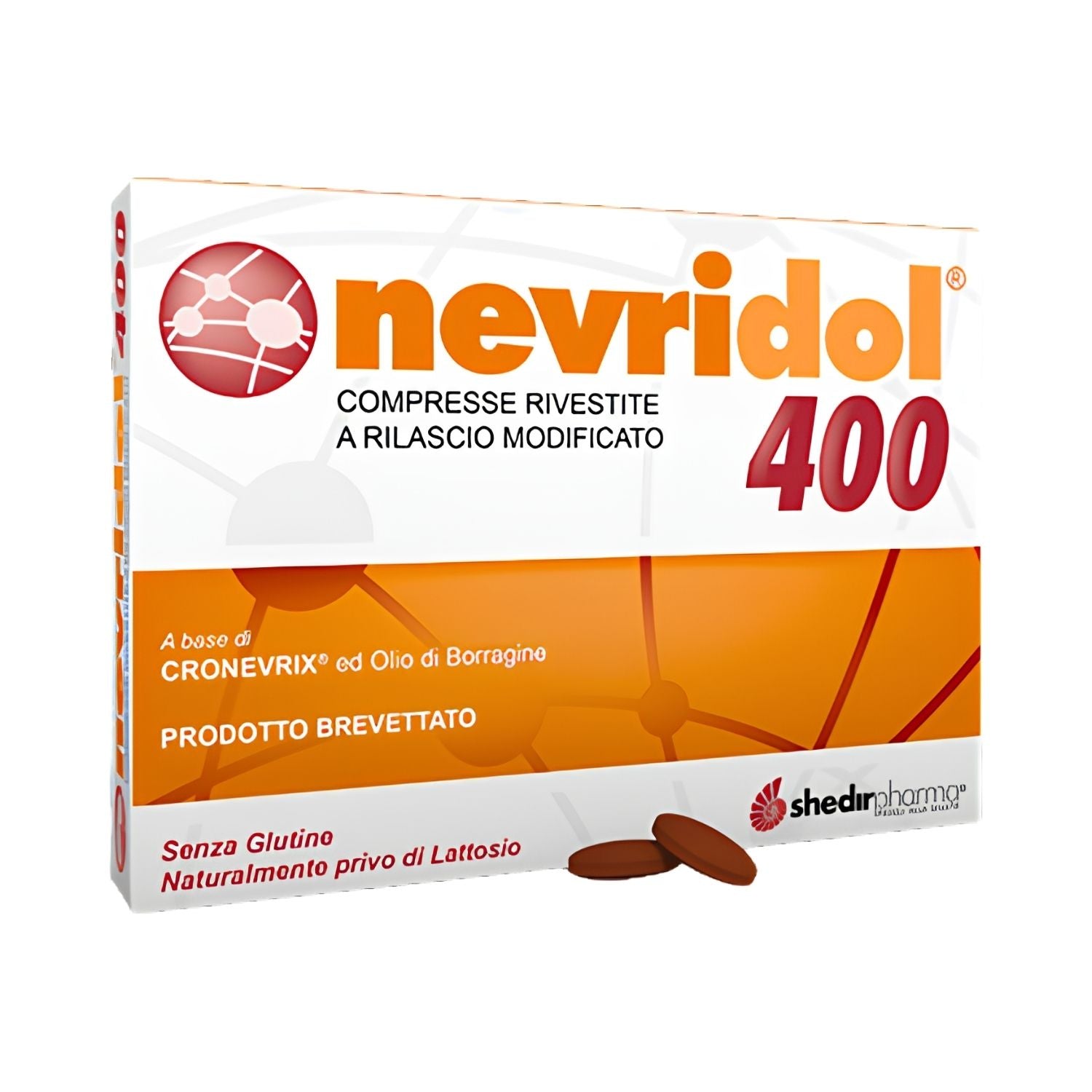 Nevridol 400 | Acido Lipoico Curcuma Salvia | 40 Compresse
