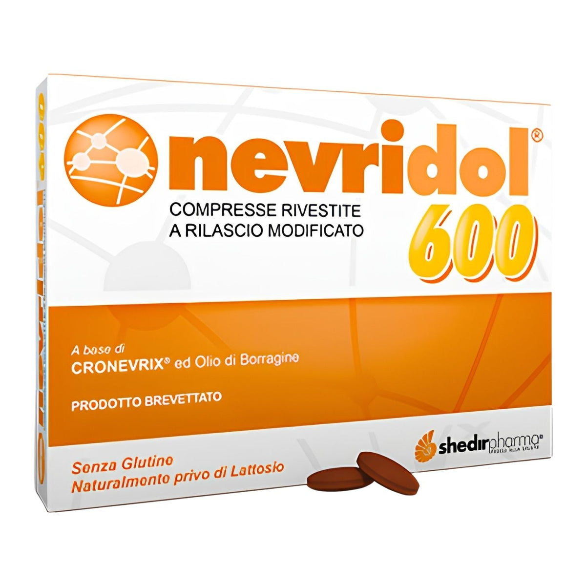 Nevridol 600 | Acido Lipoico Borragine Salvia | 30 Compresse  