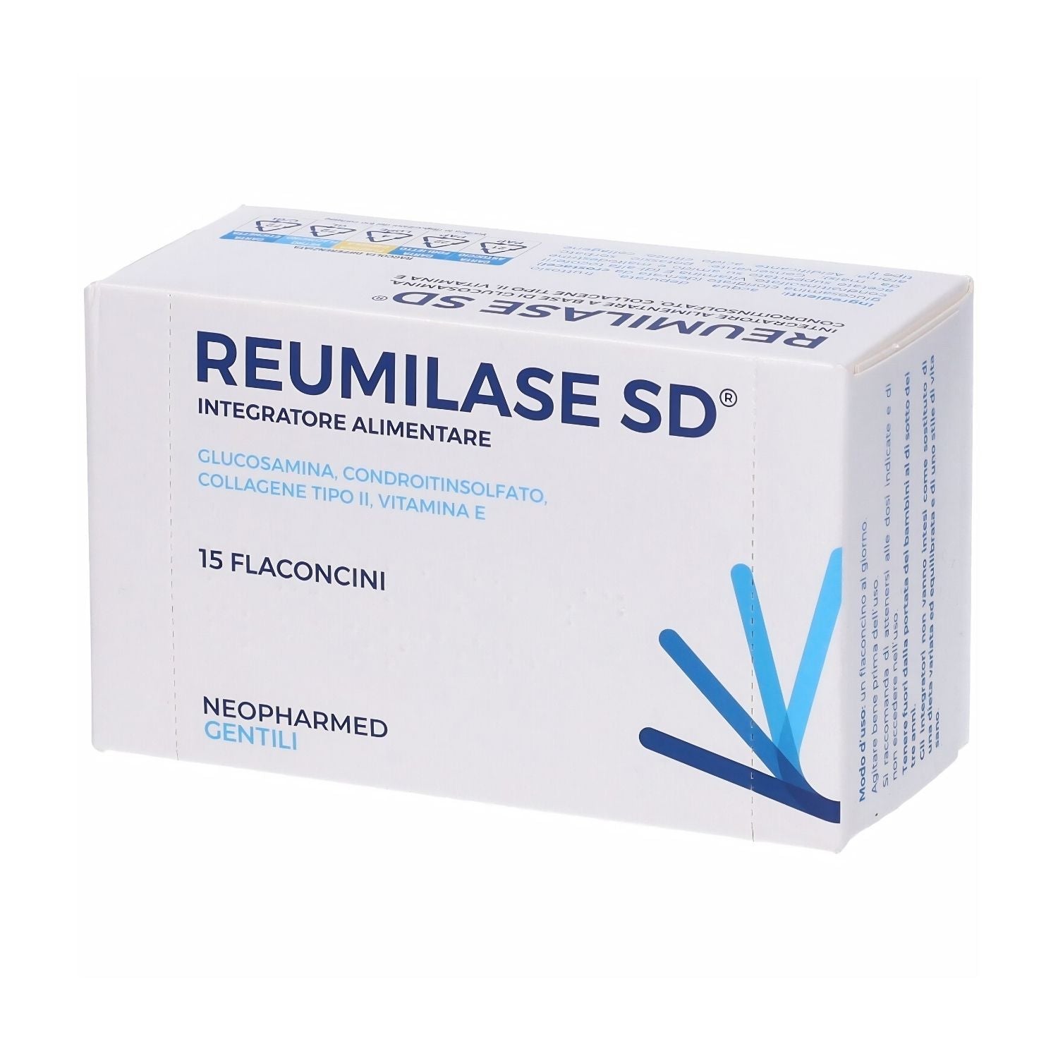 Reumilase SD | Glucosamina Condroitina Collagene | 15 Flaconcini