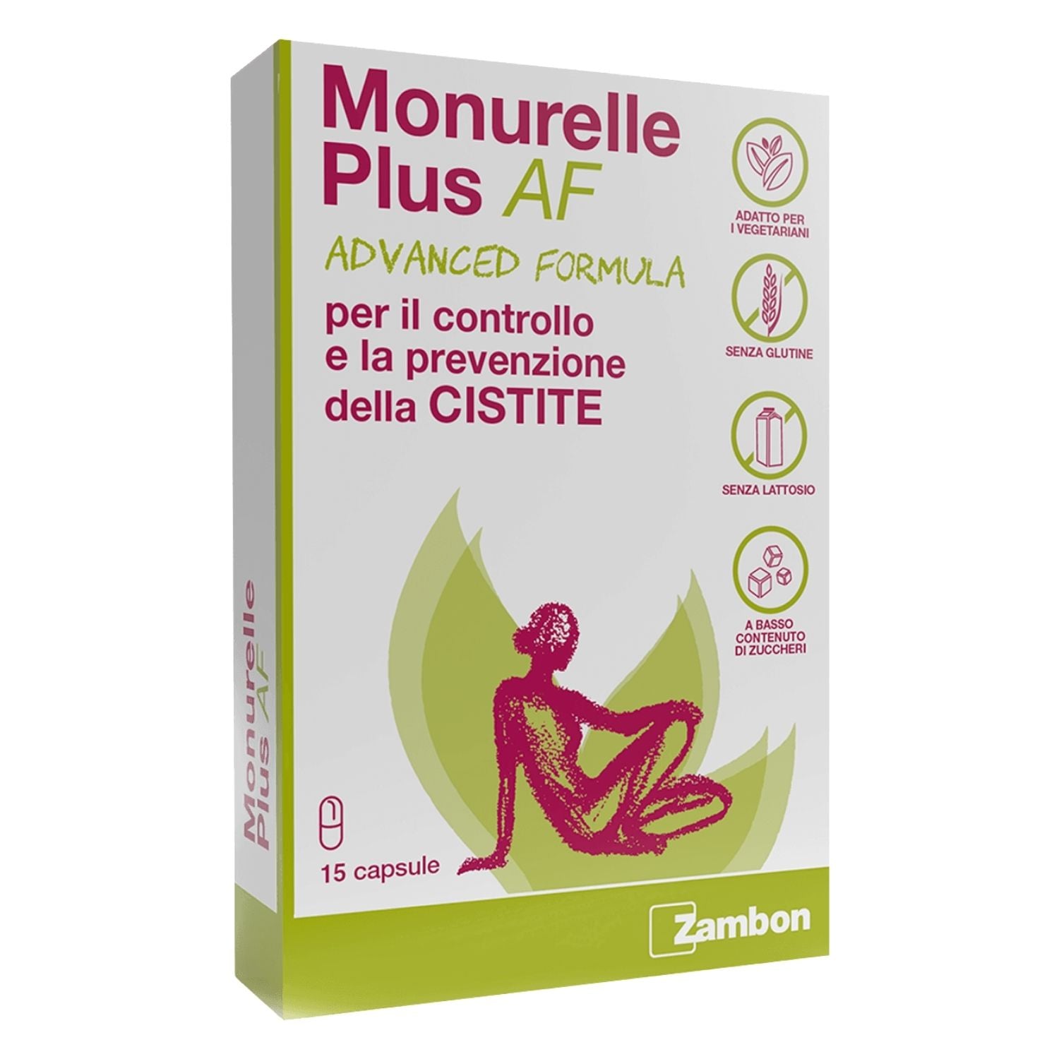 Monurelle Plus AF | Dispositivo Medico Cistite Vie Urinarie | 15 Capsule