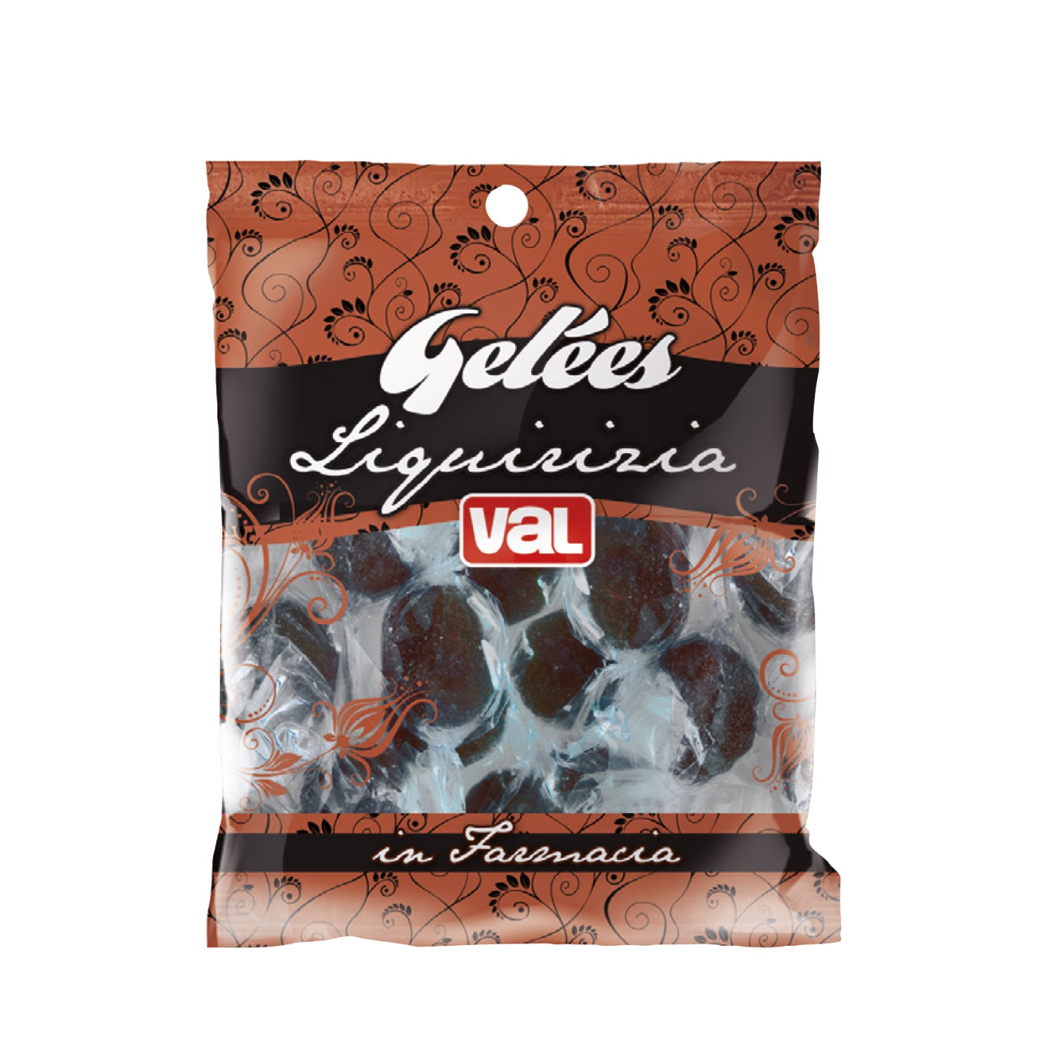 Val Gelées Liquirizia | Caramelle Morbide Coloranti Naturali | 80 g