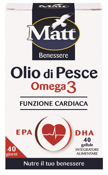MATT BEN OLIO PESCE OMEGA40GEL
