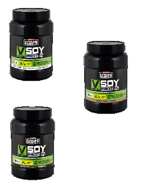 ENERVIT GYMLINE Muscle VEGETAL SOY PROTEIN Cioccolato Fondente 800g