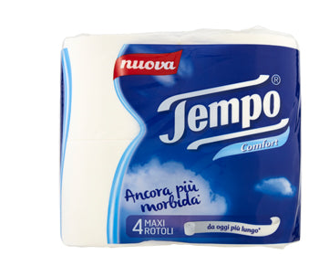 Tempo Carta Igienica Maxi Comfort 4 Maxi Rotoli  