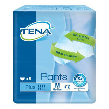 Tena Pants Plus M - 9 pezzi