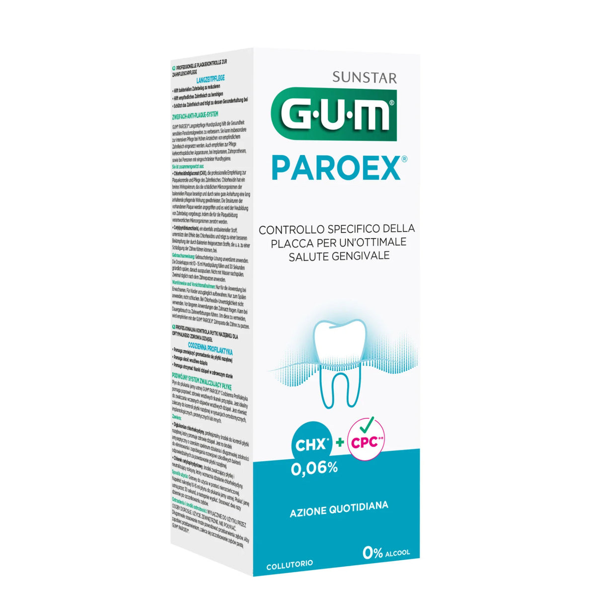 GUM Paroex | Collutorio di Mantenimento con Clorexidina 0,06% e CPC | 500 ml 2 