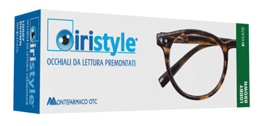 Iristyle Lobby Brown Occhiali Da Lettura Premontati Diottria +1,00  