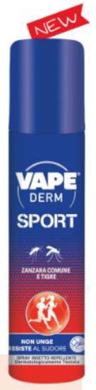 Vape Derm Sport - Spray Repellente Zanzare 100ml
