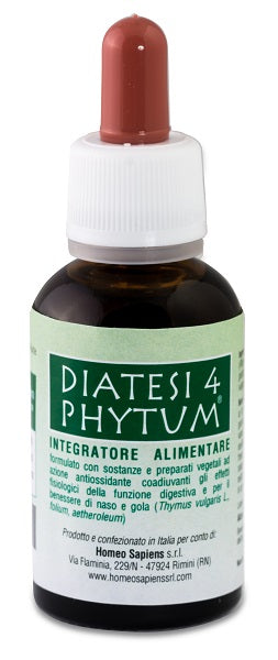 DIATESI 4 PHYTUM GOCCE 30ML  