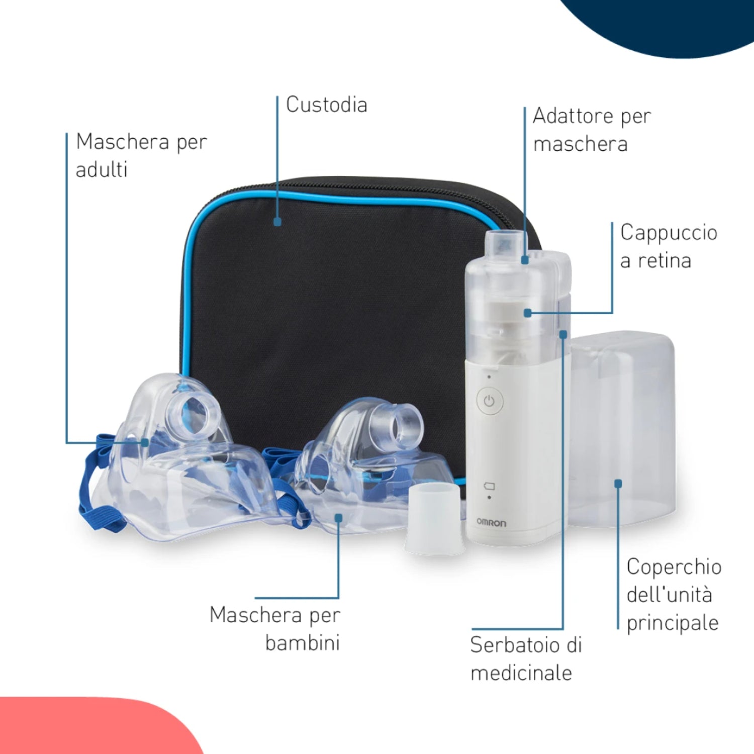 Omron MicroAir U100 | Nebulizzatore Mesh Portatile | 1 Pezzo 3
