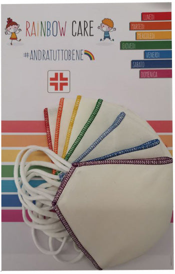 MASCHERINA RAINBOW CARE 7PZ  