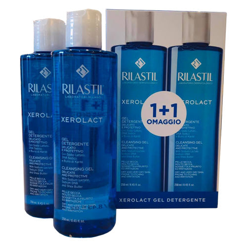 Rilastil Xerolact Gel Detergente 250 ml + 250 in omaggio  