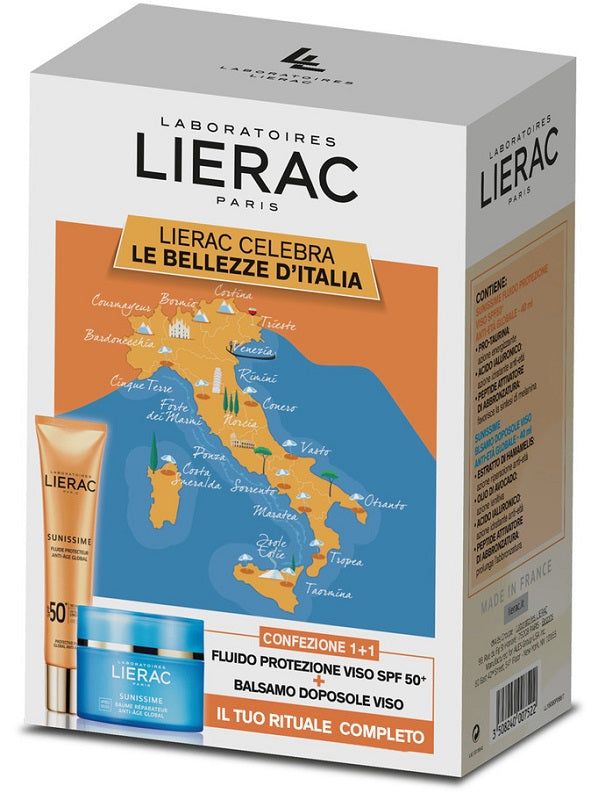 Lierac Sunissime Cofanetto Fluido Anti-Age SPF50+ e Balsamo Doposole