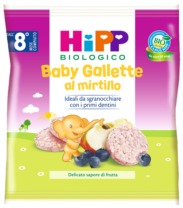 HIPP BABY GALLETTE RISO MIRT  