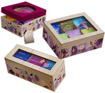 Neavita Cofanetto Legno Bio Viola 4 Scomparti 20 Filtri Tisana  