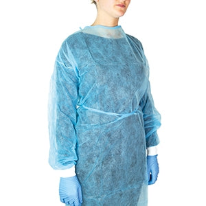 CAMICE STERILE C/POLSINO BLU  