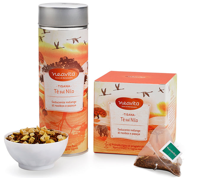 Neavita Silver Tin Tisana Sfusa Te' Sul Nilo Taglio Tisana 100g