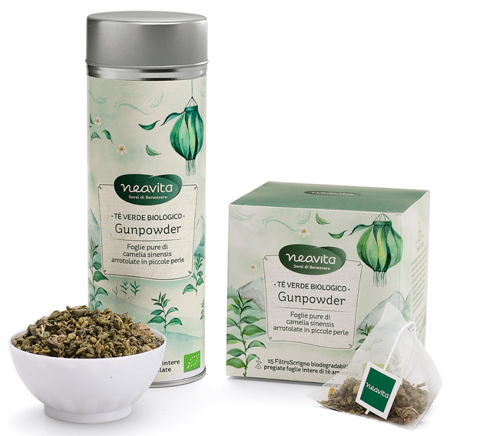 Neavita Silver Tin Tisana Sfusa Te Gunpowder Bio - Taglio Tisana 100G