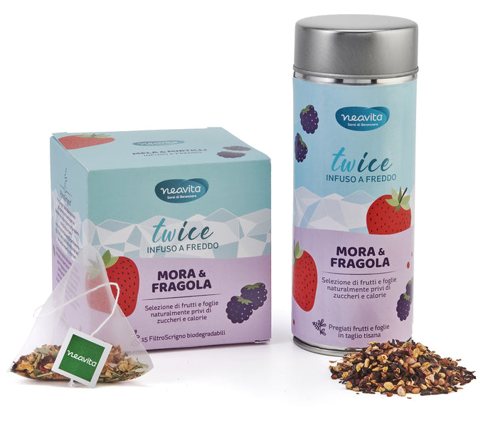 Neavita Twice Infuso a Freddo Mora e Fragola 90G