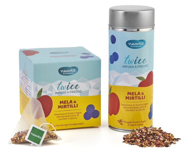 Neavita Twice Infuso a Freddo Mela e Mirtilli 90G
