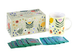 Neavita Bloom Box VERDE Tazza + 9 Filtri Tisana  
