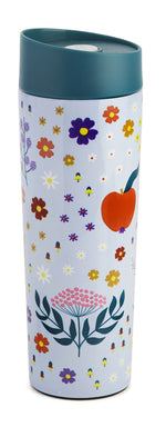 Neavita Thermos Acciaio Click and Drink In-Fusion GARDEN Azzurro 360ML  