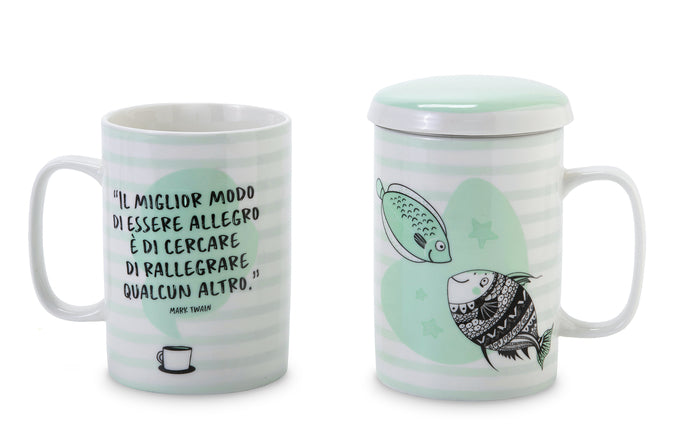 NEAVITA TISANE & PAROLE Infusiera Ceramica Allegria 350ML  