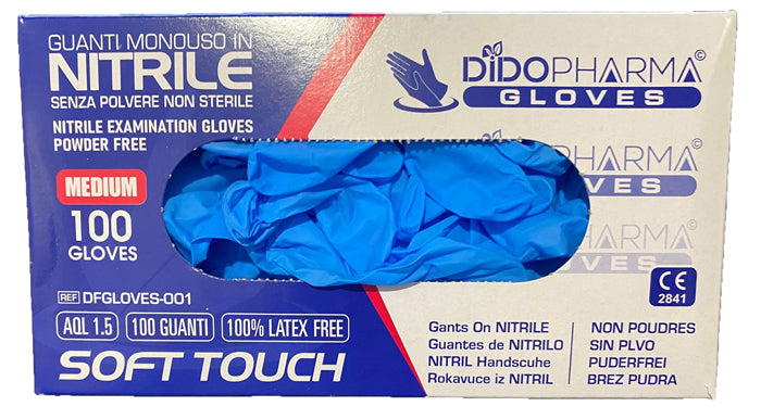 GUANTO NITRILE MON PF M 100PZ