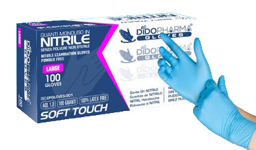 GUANTO NITRILE MON PF L 100PZ