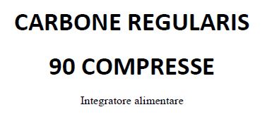 CARBONE REGULARIS 90CPR
