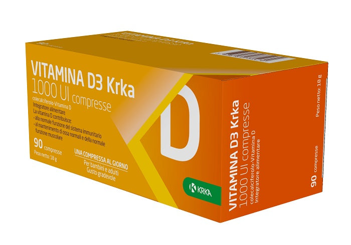 VITAMINA D3 KRKA 1000 UI 90CPR
