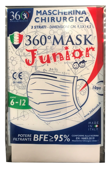 360MASK10/R MASCHERINA CHIR BB
