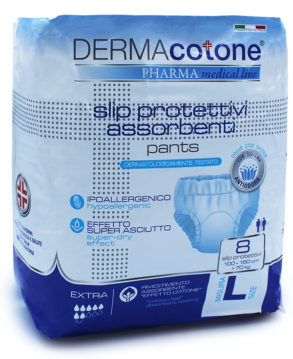 DERMACOTONE SLIP PROT ASS L 8P  